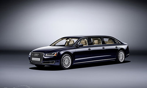 "Soi" Limousine chống đạn siêu sang Audi A8L Extended 